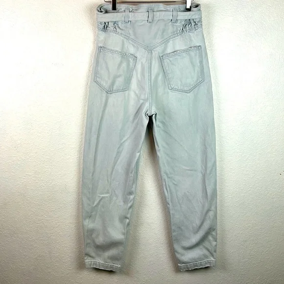 Agolde Riya Tappered paper bag high waist baggy jeans Size 27 - Picture 8 of 10